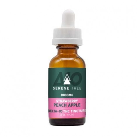 Serene Tree Delta-10 THC Tincture - Strawberry Peach Apple