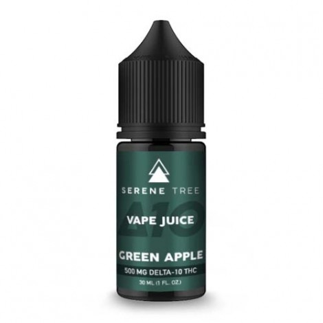 Serene Tree Delta-10 THC Green Apple Vape Juice