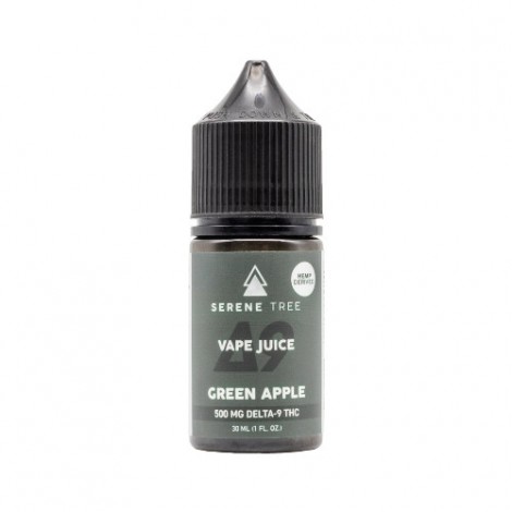 Serene Tree  Delta-9 THC Green Apple Vape Juice