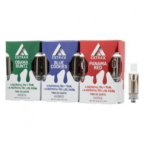 Delta Extrax Splats Live Resin 2g Vape Cartridge 2 Pack