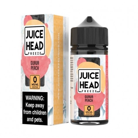 Juice Head Freeze E-Liquid - Guava Peach Freeze